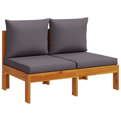 Set Divano da Giardino 8pz con Cuscini Legno Massello di Acacia | homemem39