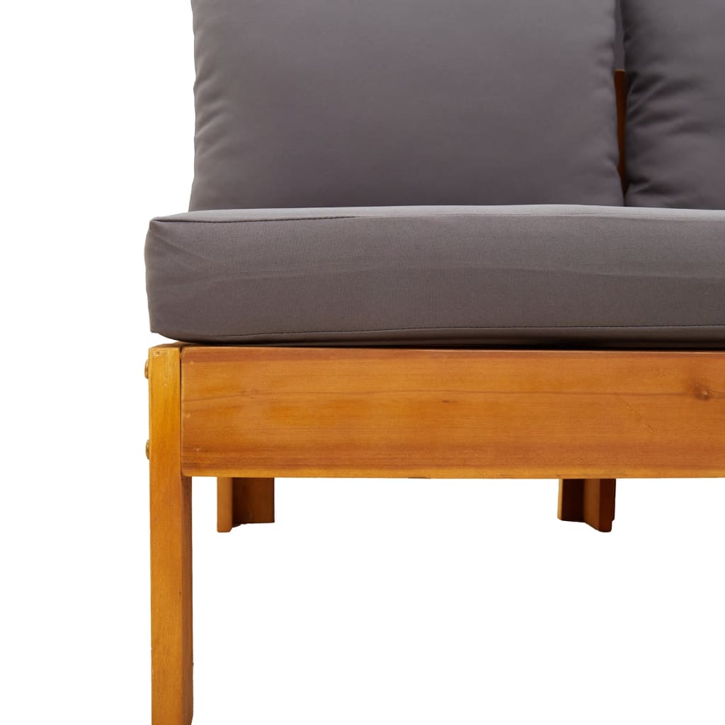 Set Divano da Giardino 8pz con Cuscini Legno Massello di Acacia | homemem39
