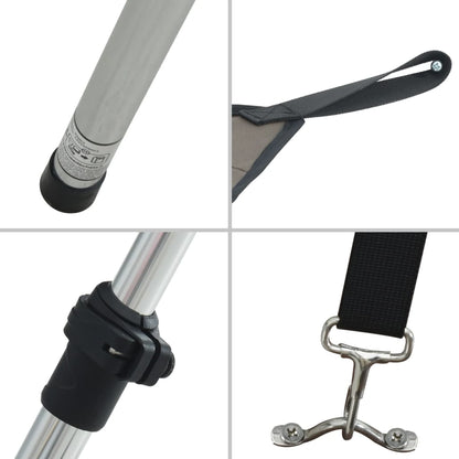 Set Estensione Tendalino a T Grigio 170x170x(113-182,5)cm