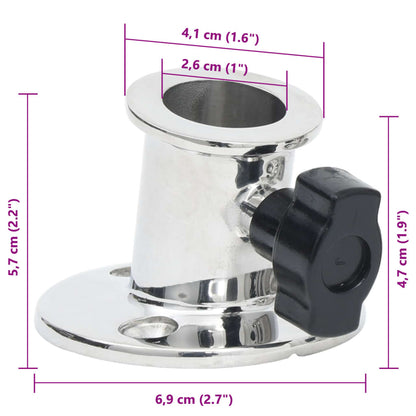 Set Estensione Tendalino a T Grigio 170x170x(113-182,5)cm