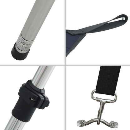 Set Estensione Tendalino a T Blu Marino 174x205x(115-194) cm - homemem39