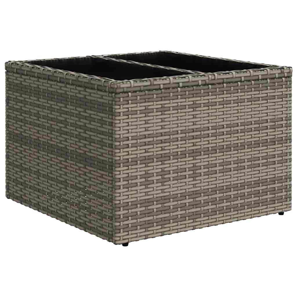 Set Divani da Giardino 8 pz con Cuscini Grigio in Polyrattan | homemem39