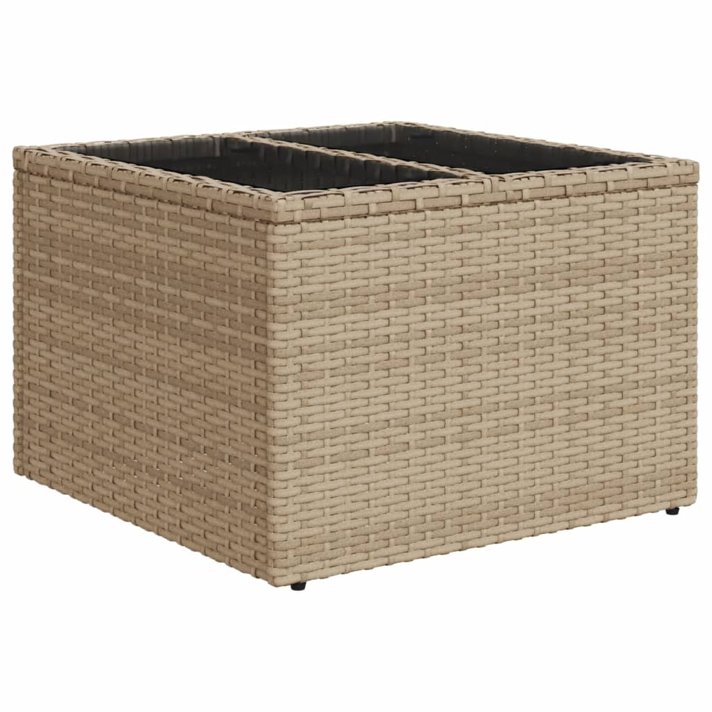 Set Divano da Giardino 6 pz con Cuscini Beige in Polyrattan | homemem39