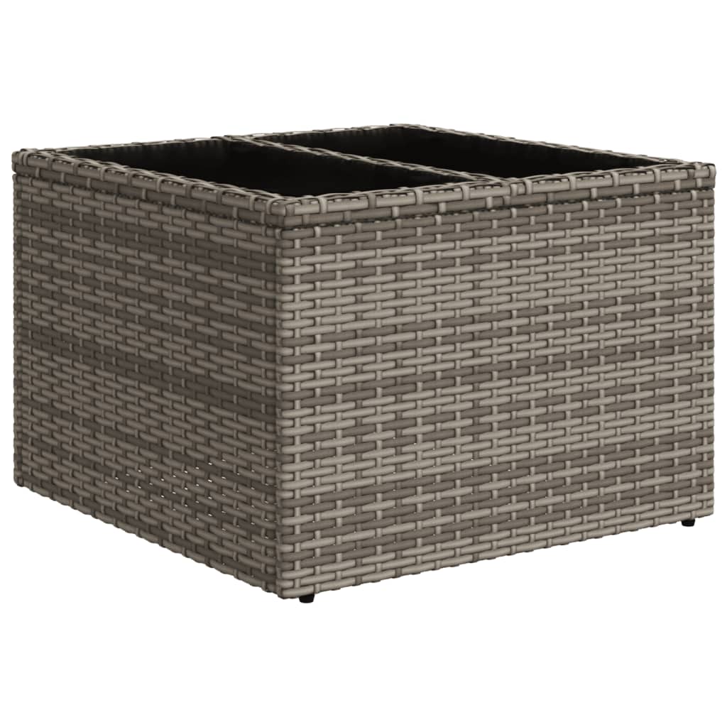 Set Divano da Giardino 8pz con Cuscini Grigio Chiaro Polyrattan - homemem39