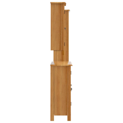 Set Mobili da Bagno 4 pz in Legno Massello di Pino | homemem39