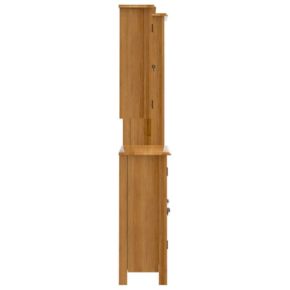 Set Mobili da Bagno 3 pz in Legno Massello di Pino | homemem39
