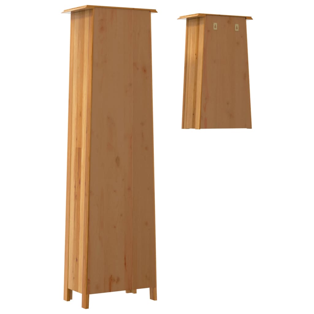 Set Mobili da Bagno 2 pz in Legno Massello di Pino | homemem39