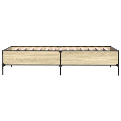 Giroletto Rovere Sonoma 100x200 cm Legno Multistrato e Metallo | homemem39