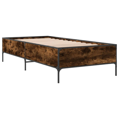 Giroletto Rovere Fumo 100x200 cm in Legno Multistrato e Metallo | homemem39