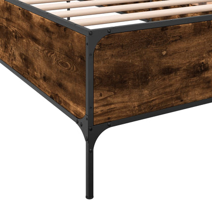 Giroletto Rovere Fumo 100x200 cm in Legno Multistrato e Metallo | homemem39
