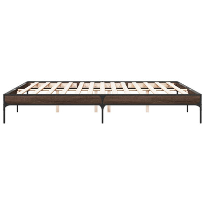 Giroletto Rovere Marrone 200x200cm in Legno Multistrato Metallo | homemem39