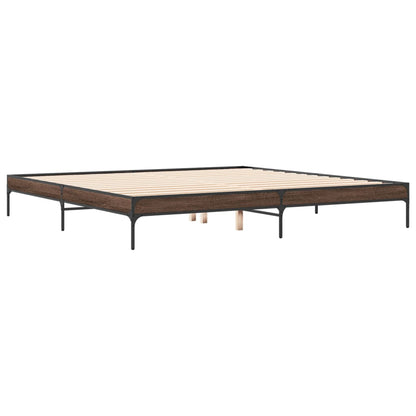 Giroletto Rovere Marrone 200x200cm in Legno Multistrato Metallo | homemem39