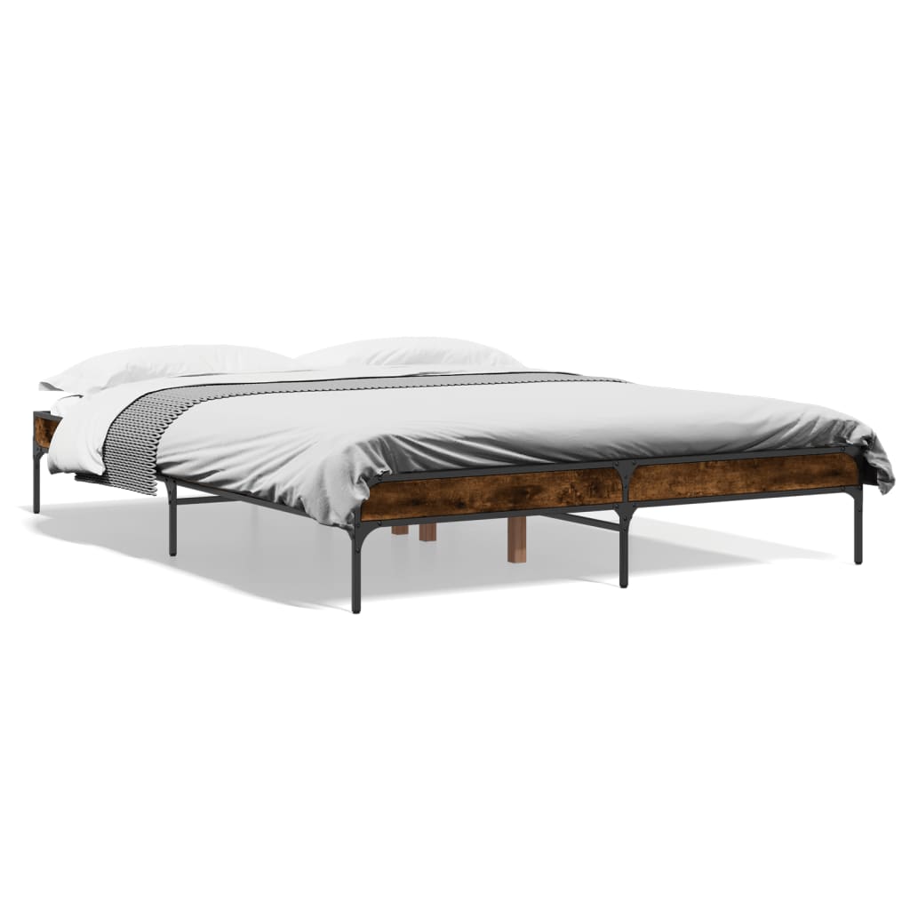 Giroletto Rovere Fumo 150x200 cm in Legno Multistrato Metallo | homemem39