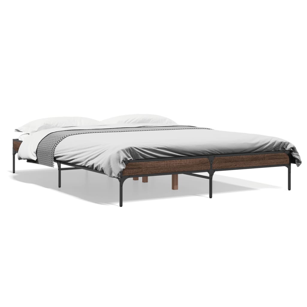 Giroletto Rovere Marrone 150x200cm in Legno Multistrato Metallo | homemem39