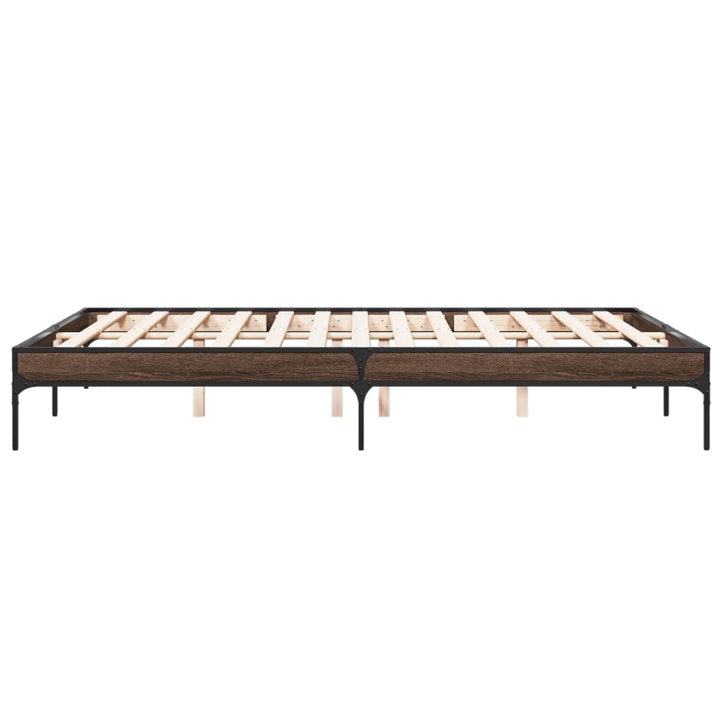 Giroletto Rovere Marrone 150x200cm in Legno Multistrato Metallo | homemem39