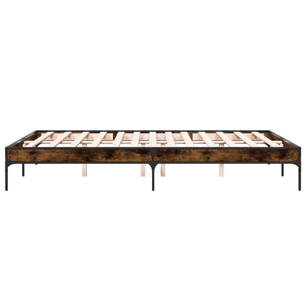 Giroletto Rovere Fumo 140x200 cm in Legno Multistrato Metallo | homemem39