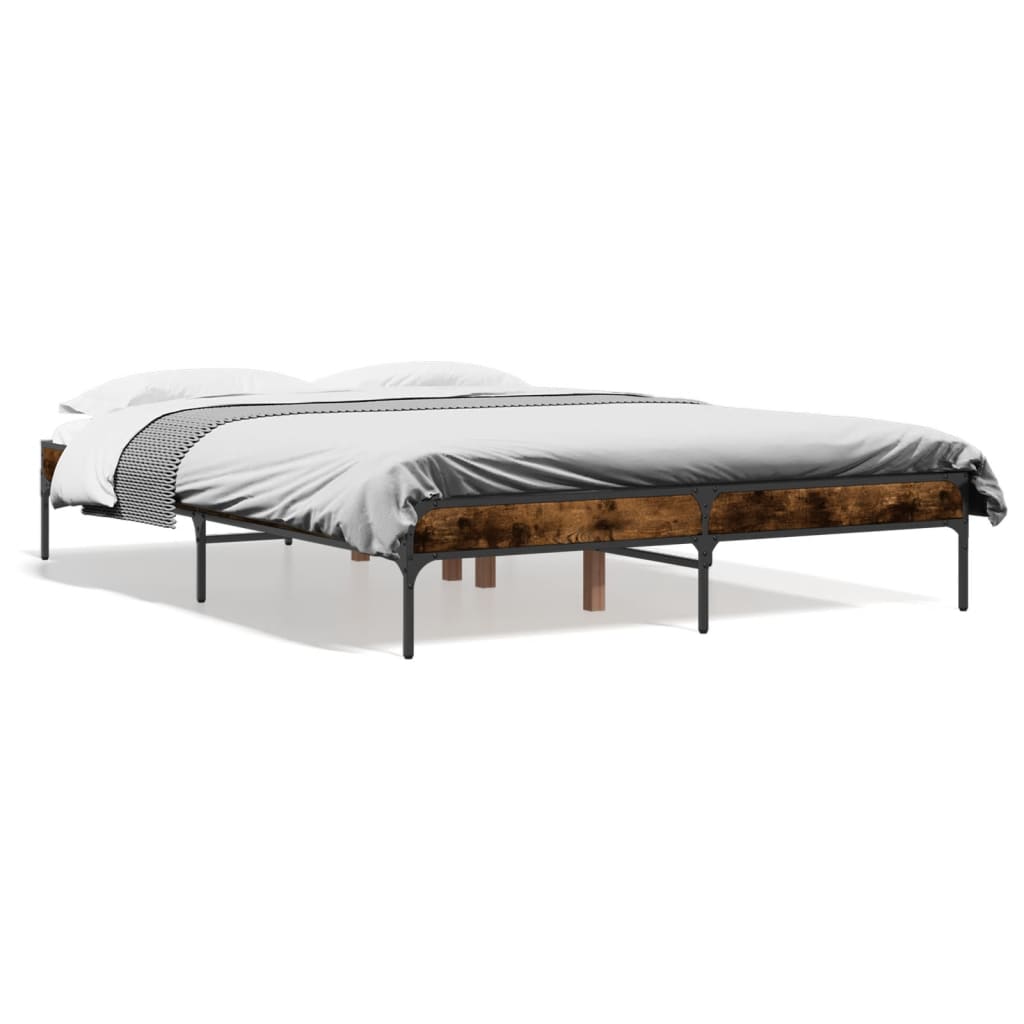Giroletto Rovere Fumo 120x200 cm in Legno Multistrato Metallo | homemem39