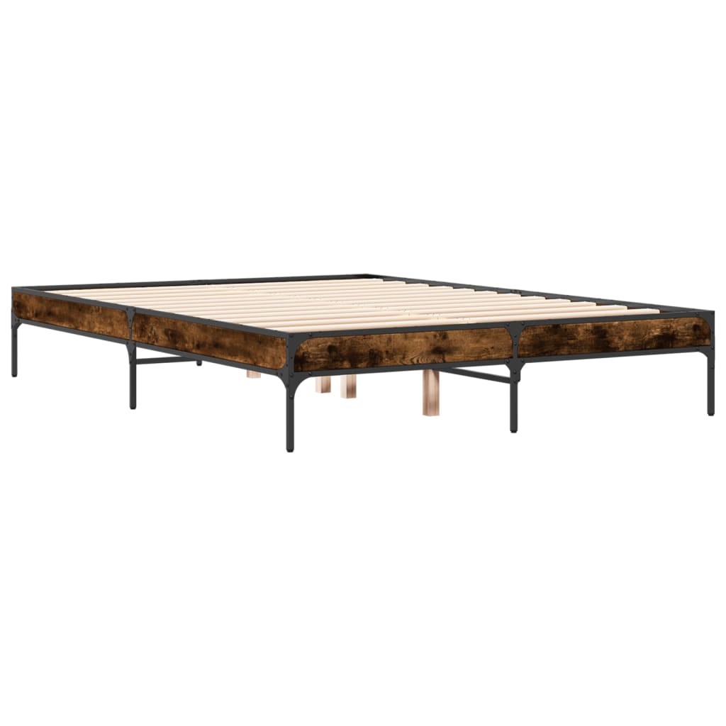 Giroletto Rovere Fumo 120x200 cm in Legno Multistrato Metallo | homemem39