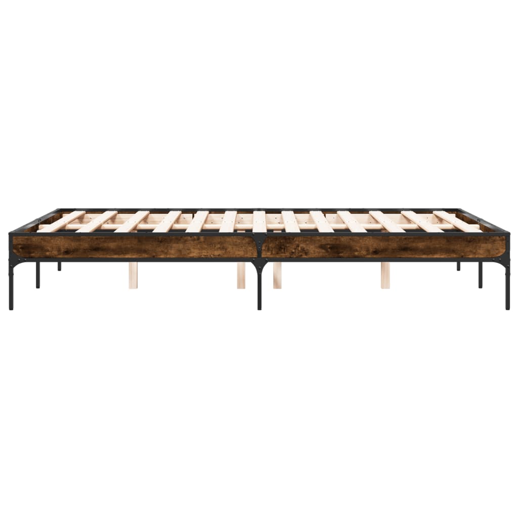 Giroletto Rovere Fumo 120x200 cm in Legno Multistrato Metallo | homemem39