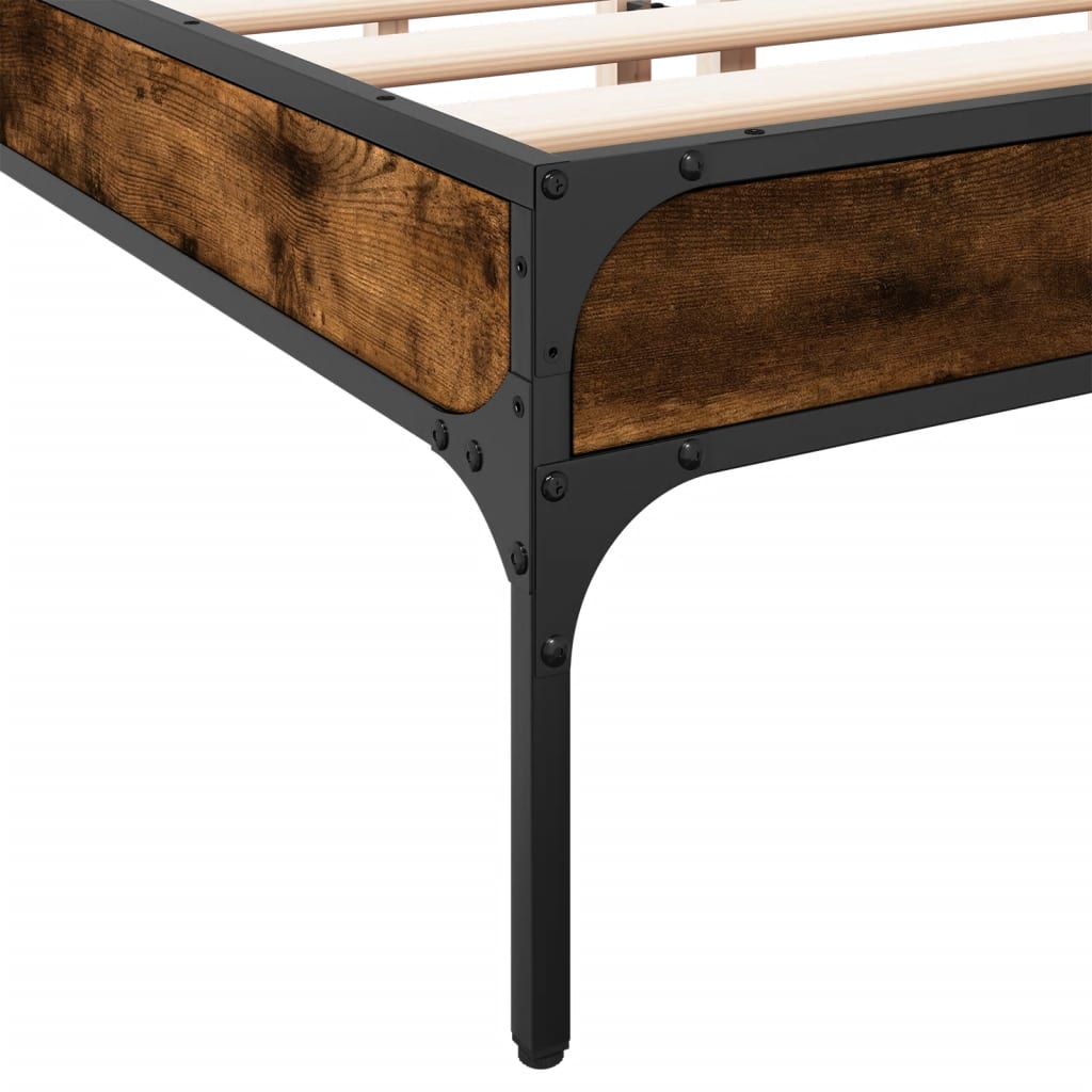 Giroletto Rovere Fumo 120x200 cm in Legno Multistrato Metallo | homemem39