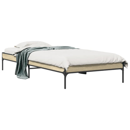 Giroletto Rovere Sonoma 100x200 cm Legno Multistrato e Metallo | homemem39