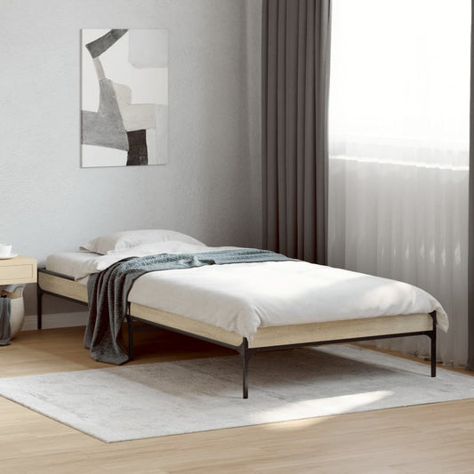 Giroletto Rovere Sonoma 100x200 cm Legno Multistrato e Metallo | homemem39