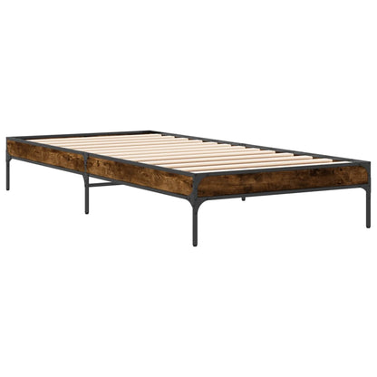 Giroletto Rovere Fumo 100x200 cm in Legno Multistrato e Metallo | homemem39