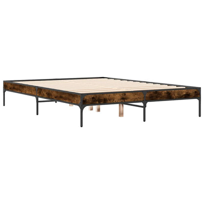 Giroletto Rovere Fumo 135x190 cm in Legno Multistrato Metallo | homemem39