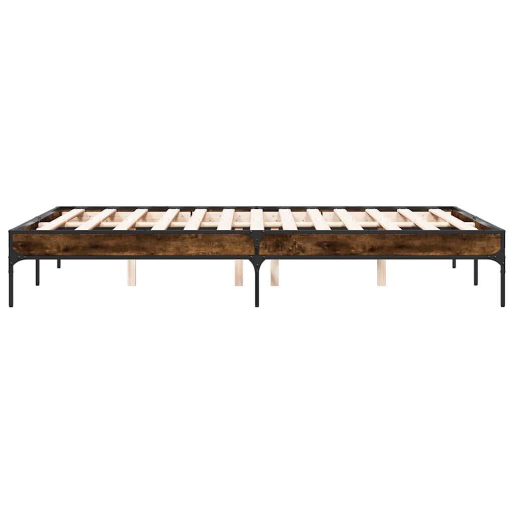 Giroletto Rovere Fumo 135x190 cm in Legno Multistrato Metallo | homemem39