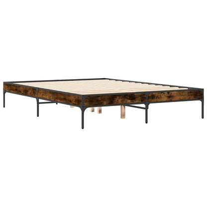 Giroletto Rovere Fumo 135x190 cm in Legno Multistrato Metallo | homemem39