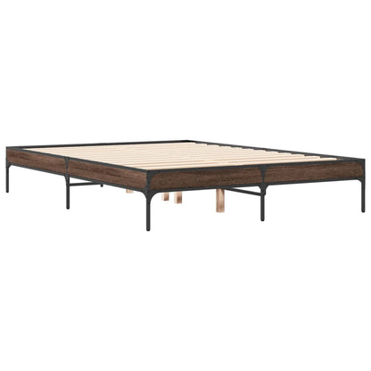 Giroletto Rovere Marrone 135x190cm in Legno Multistrato Metallo | homemem39