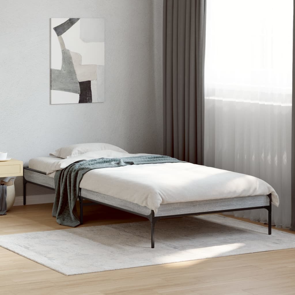 Giroletto senza Materasso Rovere Sonoma 90x190 cm | homemem39