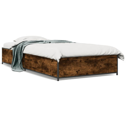 Giroletto Rovere Fumo 75x190 cm in Legno Multistrato e Metallo | homemem39