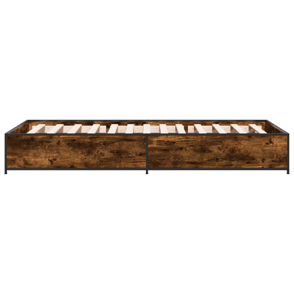 Giroletto Rovere Fumo 75x190 cm in Legno Multistrato e Metallo | homemem39