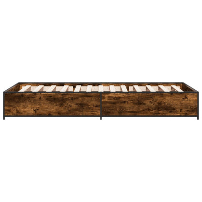 Giroletto Rovere Fumo 75x190 cm in Legno Multistrato e Metallo | homemem39