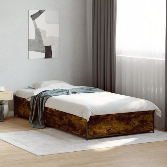Giroletto Rovere Fumo 75x190 cm in Legno Multistrato e Metallo | homemem39