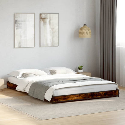 Giroletto Rovere Fumo 120x200 cm in Legno Multistrato Metallo | homemem39