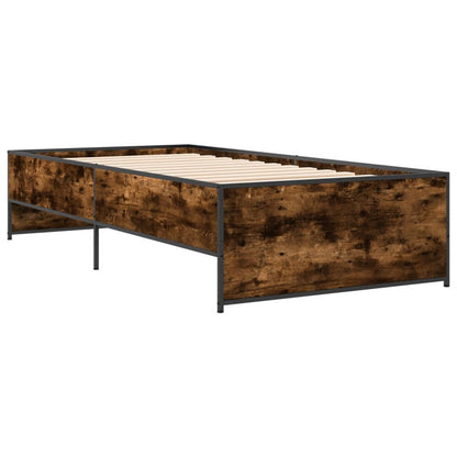 Giroletto Rovere Fumo 75x190 cm in Legno Multistrato e Metallo | homemem39