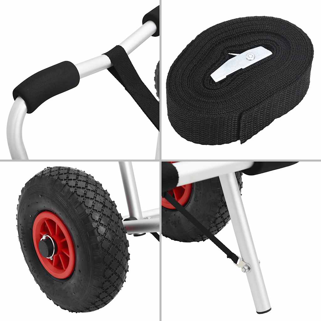 Carrello per Kayak Pieghevole 45 kg in Alluminio - homemem39