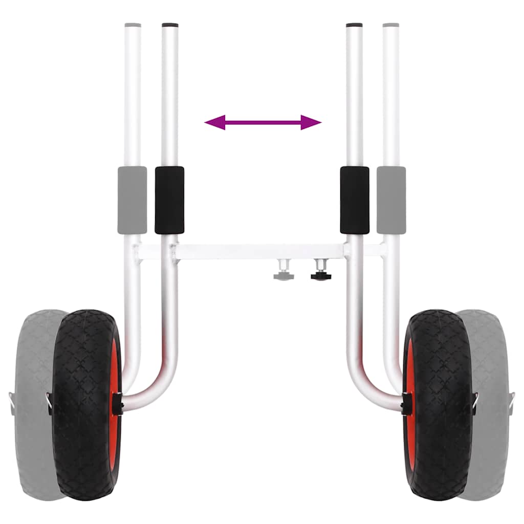 Carrello per Kayak 90 kg in Alluminio - homemem39