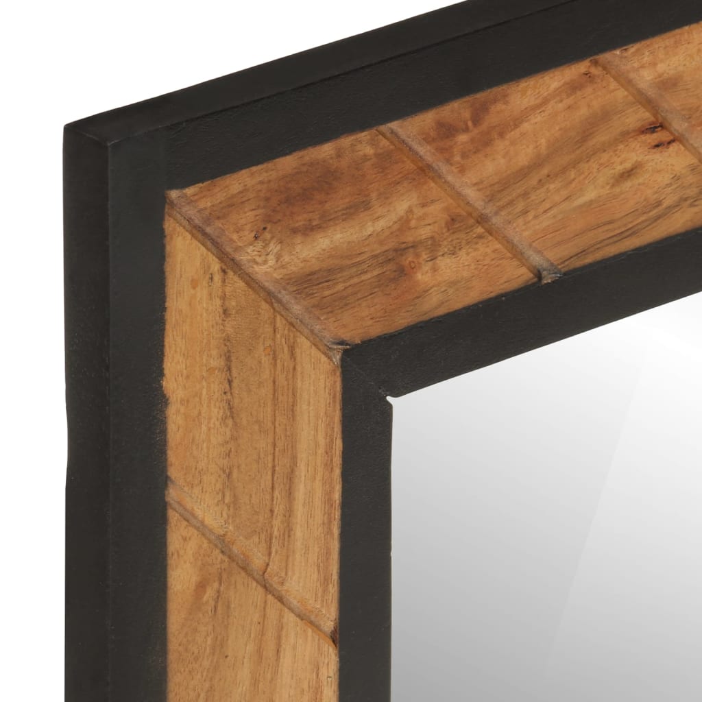 Set Mobili da Bagno 3 pz in Ferro e Legno Massello di Acacia | homemem39