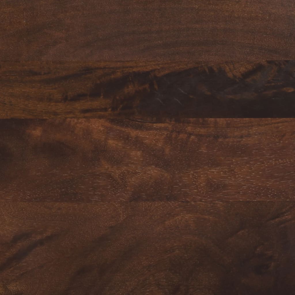 Credenze 2 pz 60x34x75 cm in Legno Massello di Mango