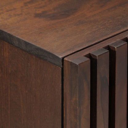 Credenze 3 pz 60x34x75 cm in Legno Massello di Mango