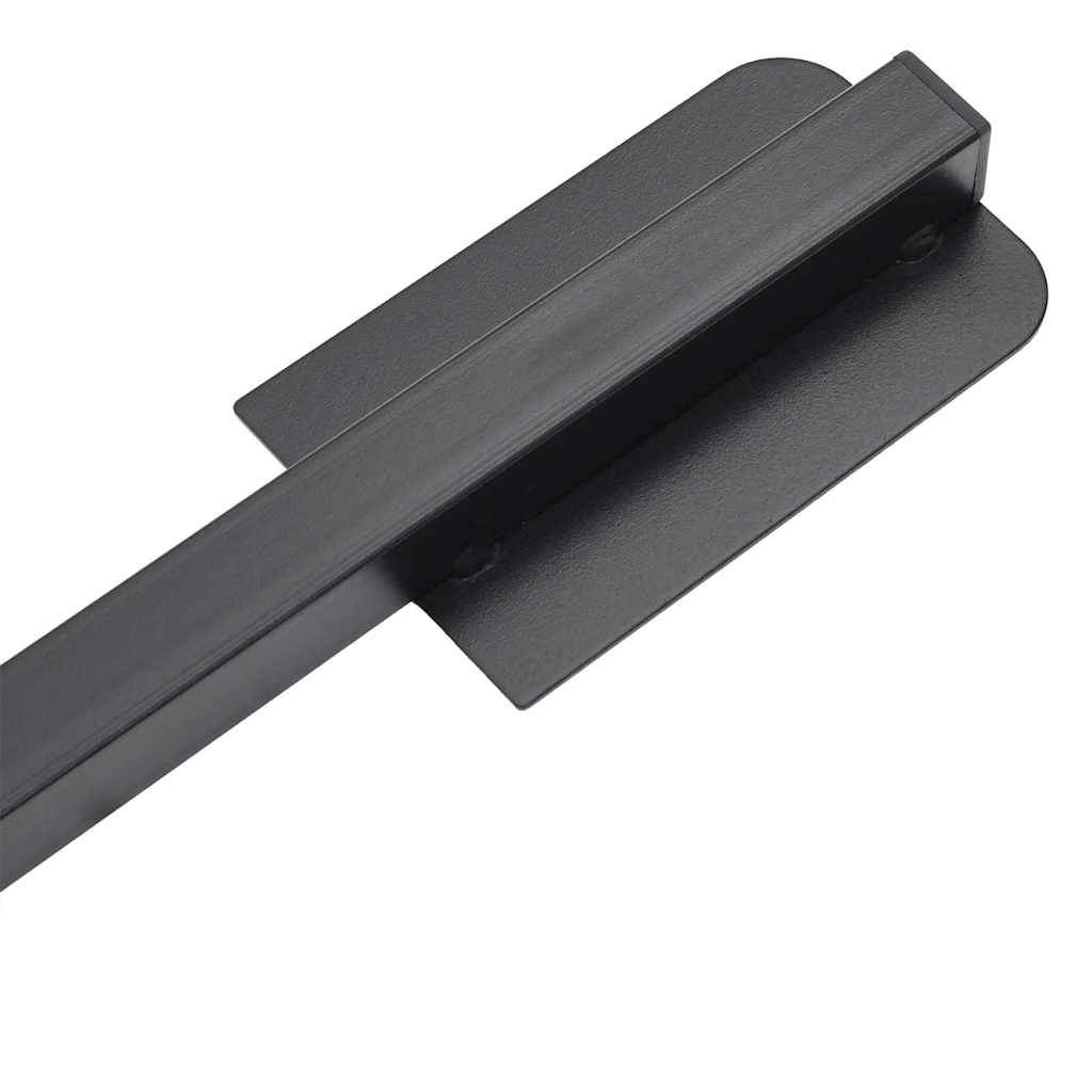 Base Pieghevole Ombrellone Palo Ø38/48 mm Nero Lucido Acciaio | homemem39