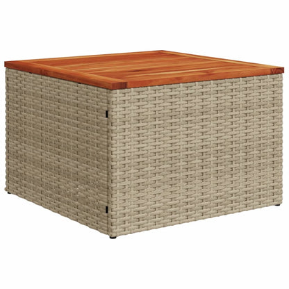 Set Divani da Giardino 7 pz con Cuscini Beige in Polyrattan | homemem39