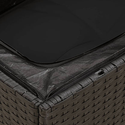 Set Divani da Giardino con Cuscini 8 pz Nero in Polyrattan | homemem39