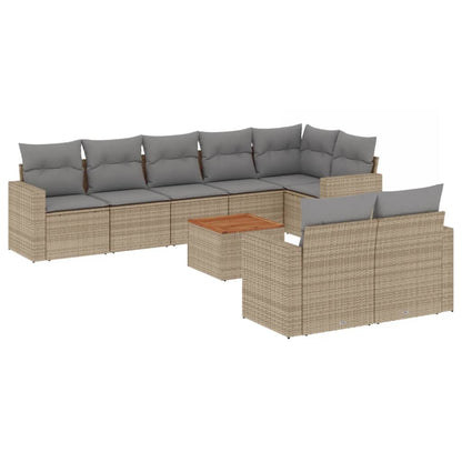 Patio Sofa Set 9-Posti Mix beige e grigio | homemem39