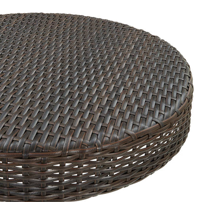 Set Bar da Giardino 5 pz con Cuscini in Polyrattan Marrone | homemem39