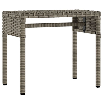 Lettini Prendisole 2 pz con Baldacchino e Tavolino Polyrattan | homemem39