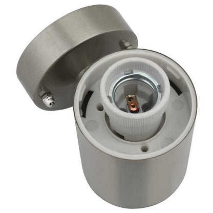 Lampada da parete per esterni Argento 12 x 7.5 x 27 cm